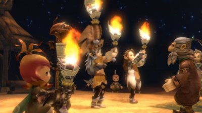 Captura de pantalla de juego Final Fantasy Crystal Chronicles remastered edition