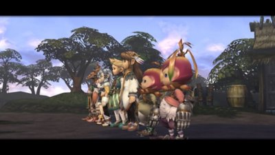 Posnetek zaslona med igranjem Final Fantasy Crystal Chronicles remastered edition