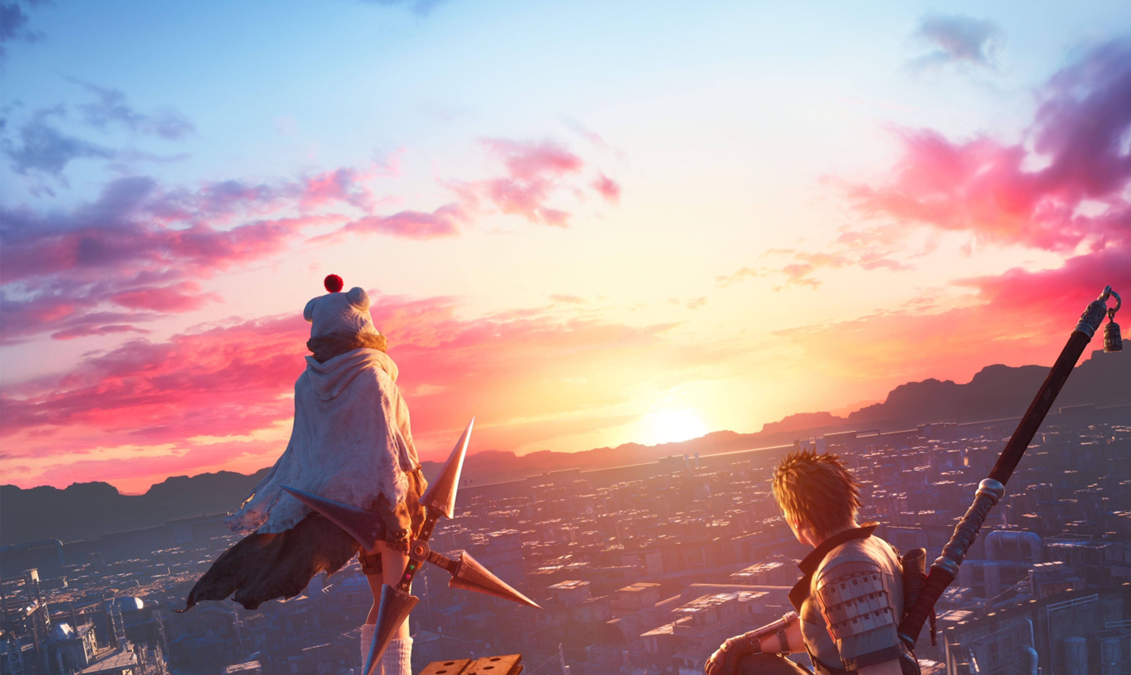 Final Fantasy VII Remake Intergrade- Gameoverzicht Section Background