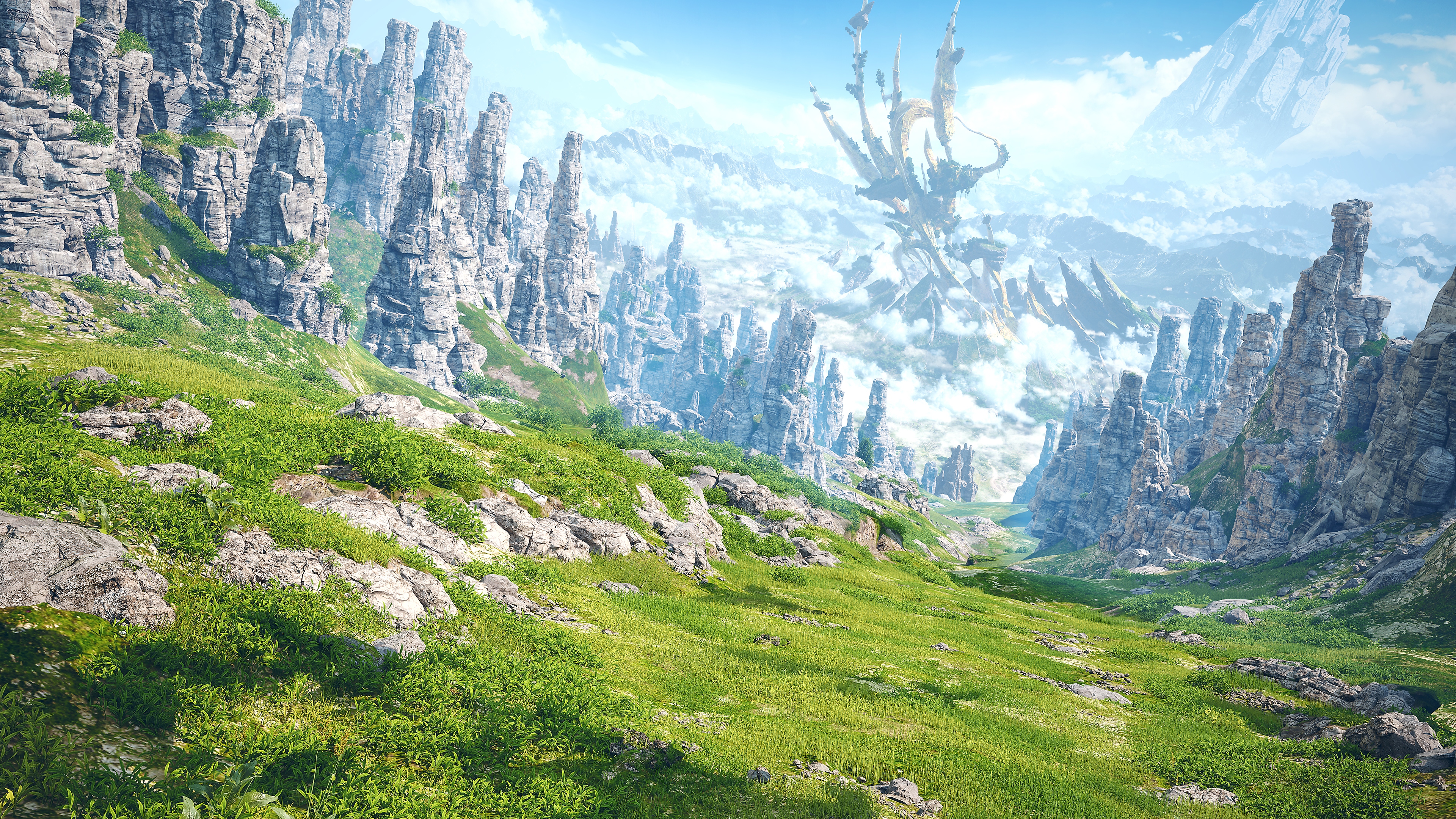 Final Fantasy XIV Online – tło sekcji otwartej bety na PS5