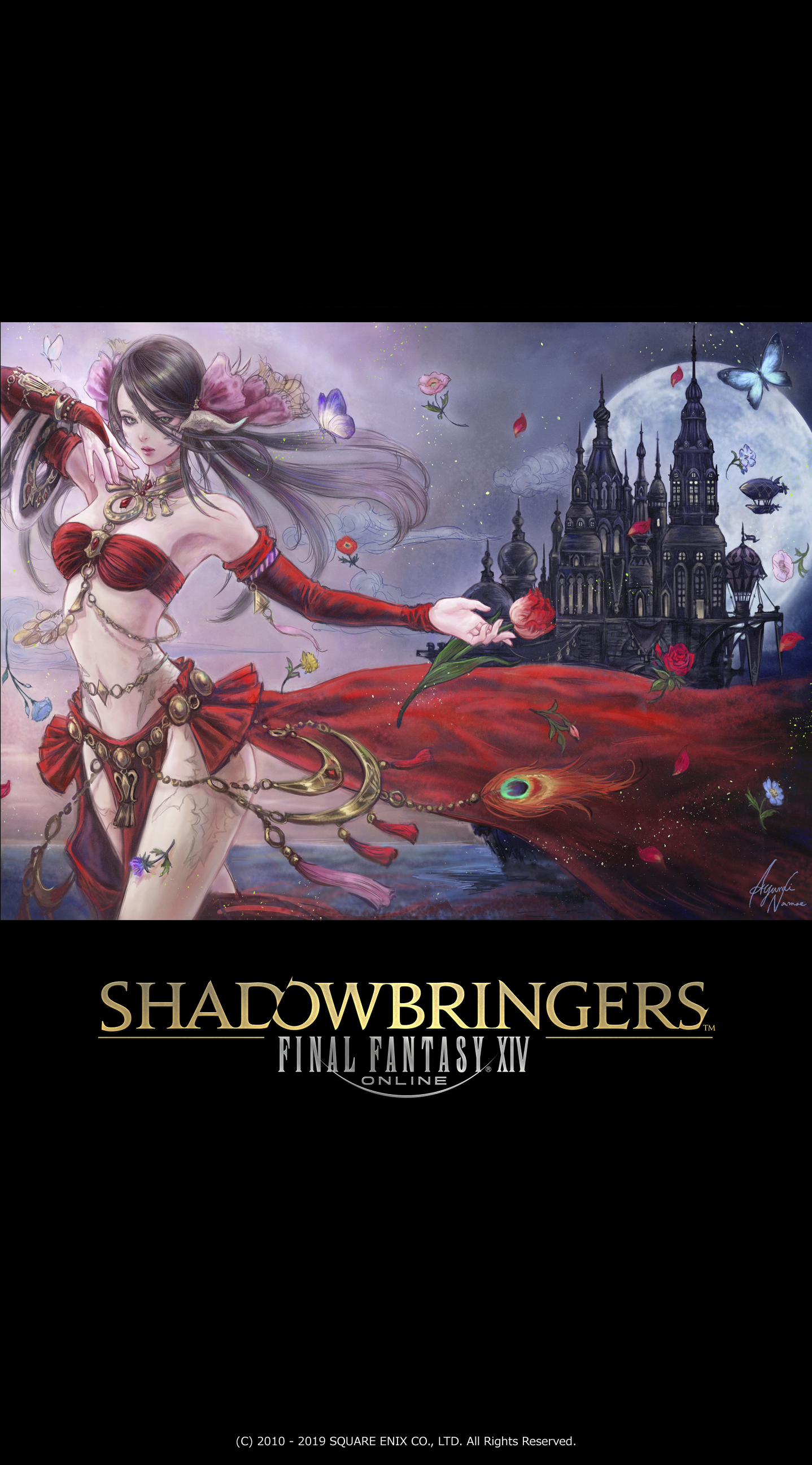 خلفية شاشة جهاز Android OS للعبة Final Fantasy XIV Shadowbringers