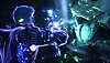 Final Fantasy XVI – zrzut ekranu przedstawiający Benediktę Harman walczącą z kolejnym dominantem