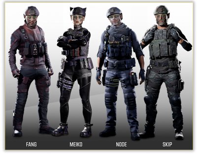 Tenues de mercenaires de l'édition numérique deluxe de Firewall Ultra