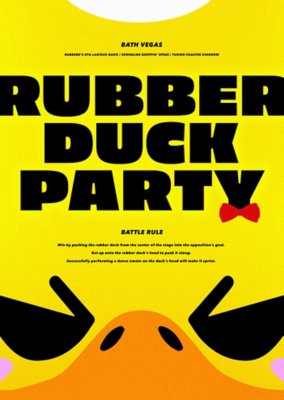 Foamstars – Rubber Duck Party – oppdragsplakat