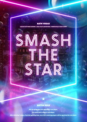 Foamstars – póster da missão Smash the Star