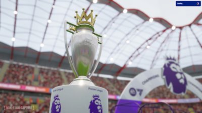 Football Manager 26 Console - Screenshot del trofeo della English Premier League