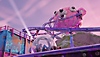 Fortnite screenshot Chapter 3 Season 3 of a roller coaster