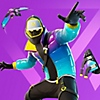 Fortnite Chiling Mystery Pack keyart showing an emote and Glider