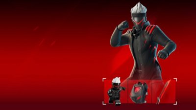 Illustrasjon av Fortnite PS Plus-pakke