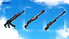 Fortnite Chapter 4 Season OG screenshot of returning Weapons - Assault Rifle, Pump Shotgun and Hunting Rifle