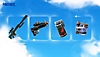 Fortnite Chapter 4 Season OG screenshot showing Heavy Sniper Rifle, Proximity Grenade Launcher, Air Strike and Junk Rift