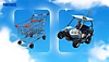 Fortnite Chapter 4 Season OG screenshot showing returning vehicles - Shopping Cart and All Terrain Kart