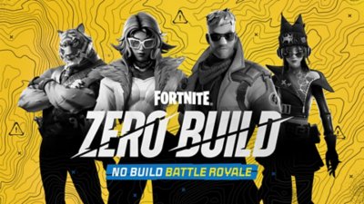 Zero Build -tilan promokuvitusta valikoimasta hahmoja