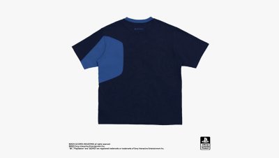 Gcores Industries | PlayStation Color-Blocked Short Sleeve Tshirt DEEP BLUE Gallery Image 2