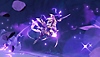 Genshin Impact 4.1 – snímka obrazovky s lietajúcim tvorom