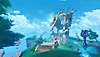 Capture d’écran de Genshin Impact 4.1 montrant des ruines flottant dans le ciel