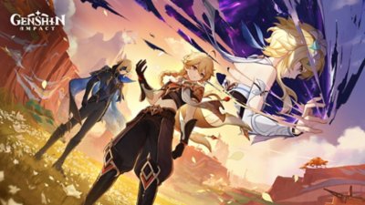 Genshin Impact 5.7 – Ilustrație principală care prezintă mai multe personaje