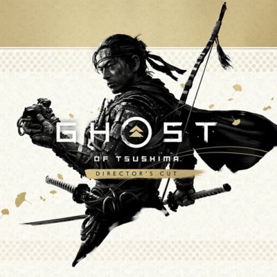 Ghost of Tsushima - Illustration montrant un personnage armé d'un arc et d'une épée