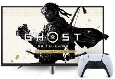 Ghost of Tsushima avec un écran InZone et une manette DualSense