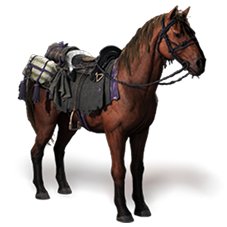Digital deluxe horse and armor render