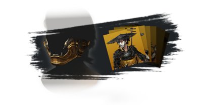 Illustration of Ghost of Yōtei pre-order bonus Mask and PSN avatar set