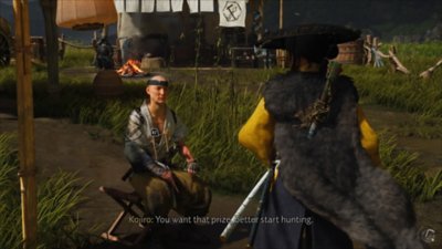 Captura de Ghost of Yōtei que muestra