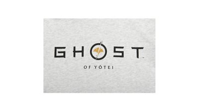 Ghost of Yotei プリントパーカー (Ghost of Yotei タイトルロゴ) グレー Gallery Image 2