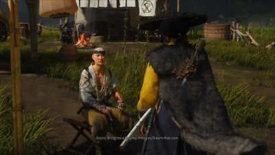 Captura de Ghost of Yōtei que muestra