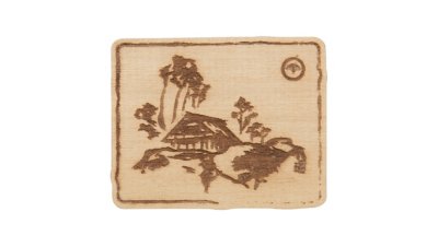 Ghost of Yotei ウッドマグネット (Ghost of Yotei マップアイコン) Gallery Image 1