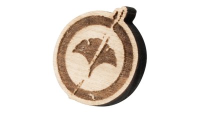 Ghost of Yotei ウッドピンバッジ (Ghost of Yotei 紋) Gallery Image 2