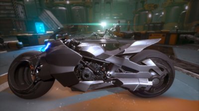 Ghostrunner 2 screenshot showing a motorbike