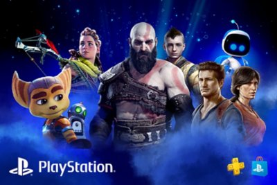 PlayStation-Geschenkgutschein-Motiv: Collage