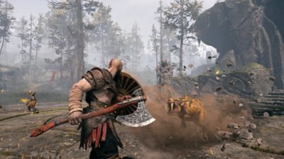 La guía de PlayStation para God of War - Captura de pantalla de Bloquear