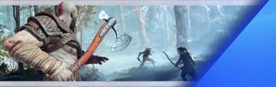 God of War Screenshot showing Kratos and Atreus in combat