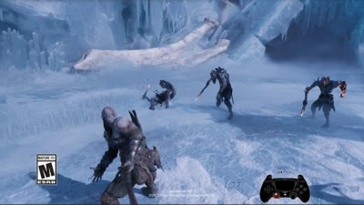 визуализация за достъпност на контролера на god of war ragnarok