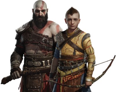 Kratos en Atreus