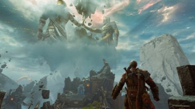 god of war ragnarok – kuvakaappaus lohikäärmeestä