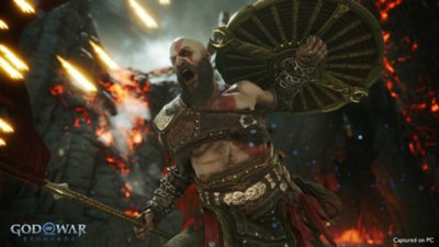 لقطة شاشة من لعبة god of war راغنروك لأجهزة الكمبيوتر - قتال msp