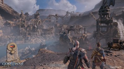 god of war ragnarok screenshot - kratos pitmine