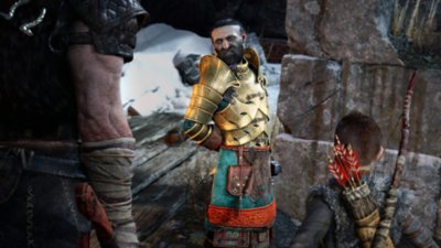 The PlayStation Guide to God of War - Screenshot showing the character Sindri