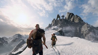 探索《God of War》- 克雷多斯與阿特柔斯在風雪山巔