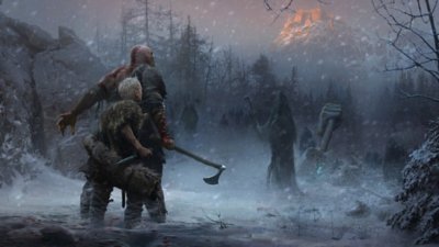 god of war концептуално изкуство