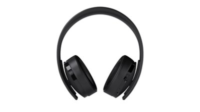 sony ps4 gold wireless headset black