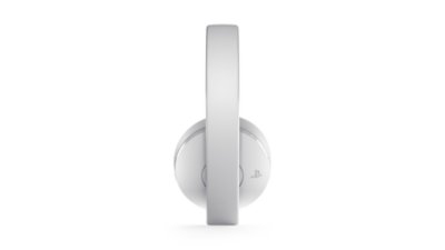 playstation gold white headset