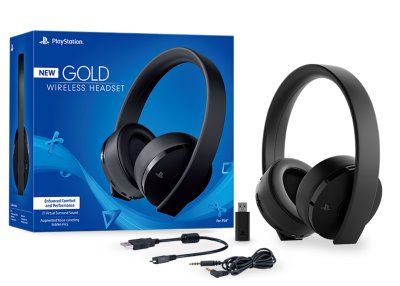 playstation 4 gold wireless headset rose gold