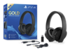 Gold wireless headset-pakke