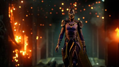 Gotham Knights screenshot showing Batgirl