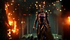 Captura de pantalla de Gotham Knights mostrando a Batgirl