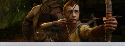 Capture d'écran de gameplay de God of War Ragnarök.