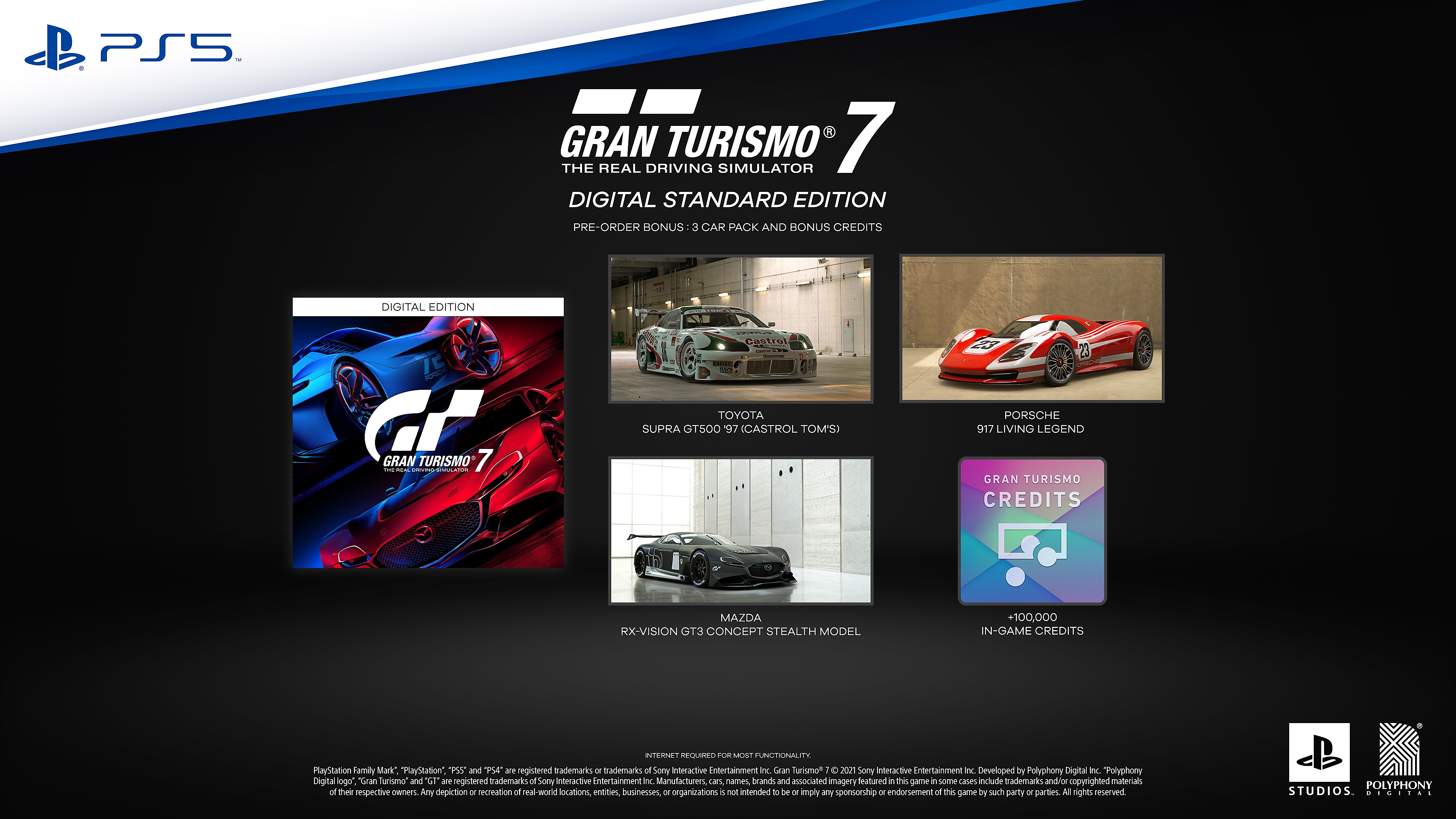 Gran Turismo® 7 Digital Standard Edition for PS5